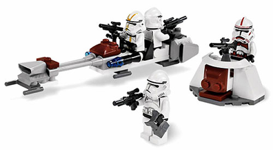 LEGO Set-Clone Troopers Battle Pack-Star Wars / Star Wars Episode 3-7655-1-Creative Brick Builders